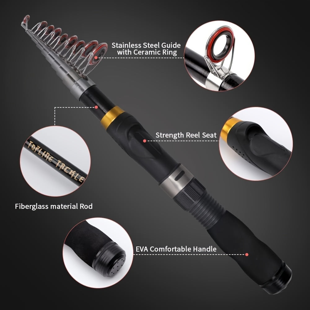 Collapsible Fishing Rod And Reel Combo For Outdoor Adventures - Parry's Picks