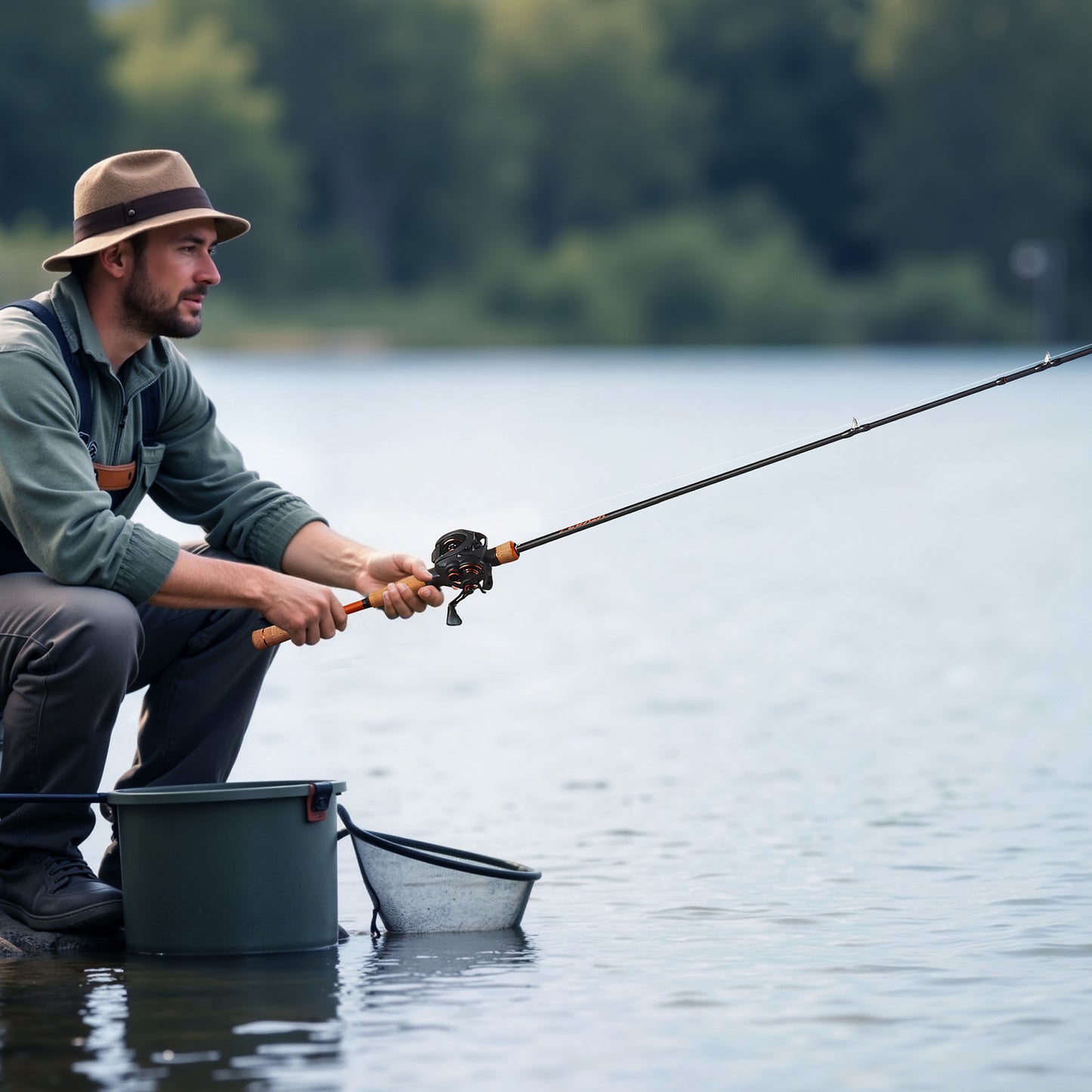 VEVOR IM7 Carbon Fiber Baitcasting Rod And Reel Combo - Parry's Picks