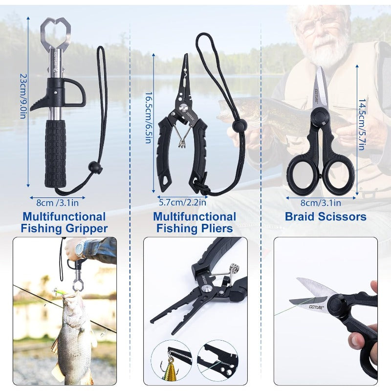 Telescopic Fishing Rod And Reel Combo With Lure Kit And Case - Parry's Picks