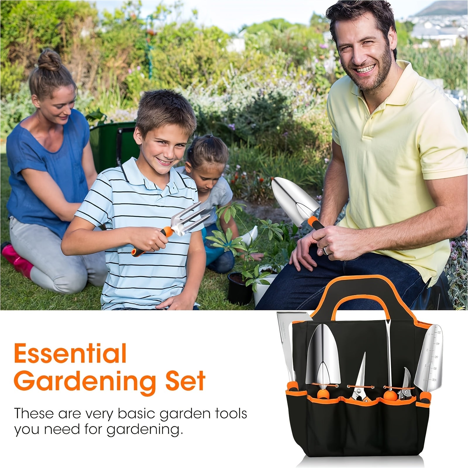Gardening Tool Set With Pruning Shears And Storage Bag - Parry's Picks