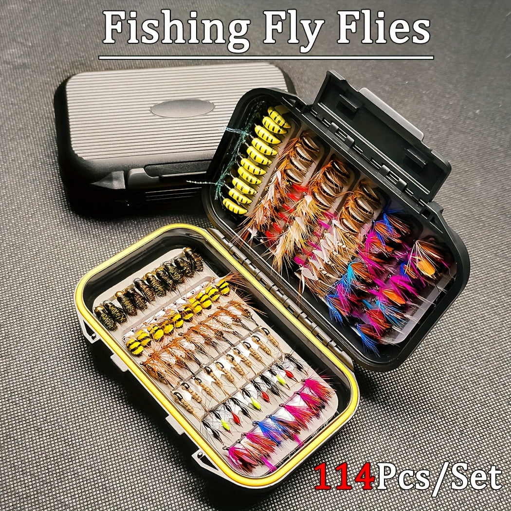 QIEVCRME Fly Fishing Lure Set Nymph Streamer Assortment
