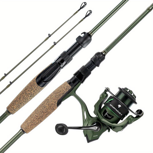 KastKing Spartacus II Twin Tip Rod And Reel Combo Set
