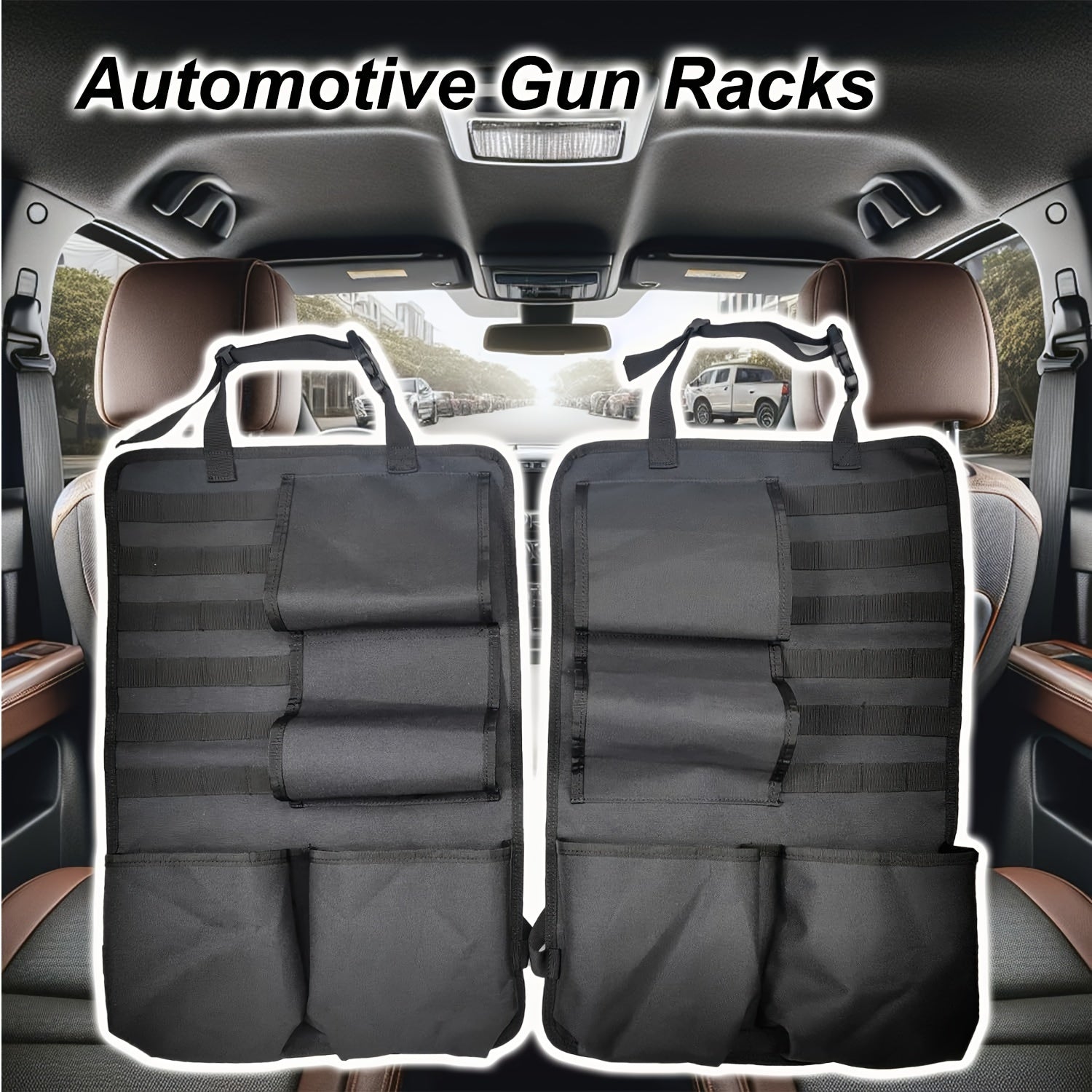 Automotive Gun Racks Vehicle Seat Back Organizer for Hunting - Parry's Picks