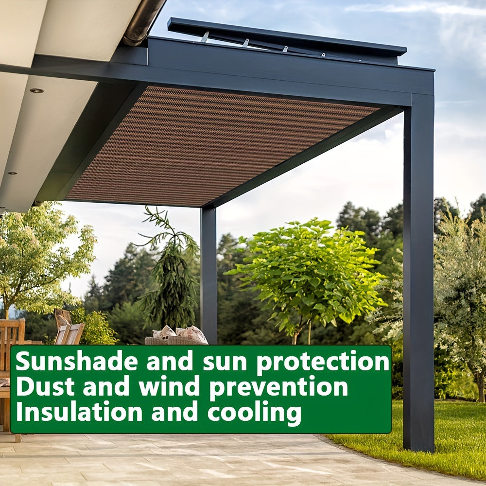 Coffee Colored Encrypted Shading Net for Outdoor Sun Protection - Parry's Picks
