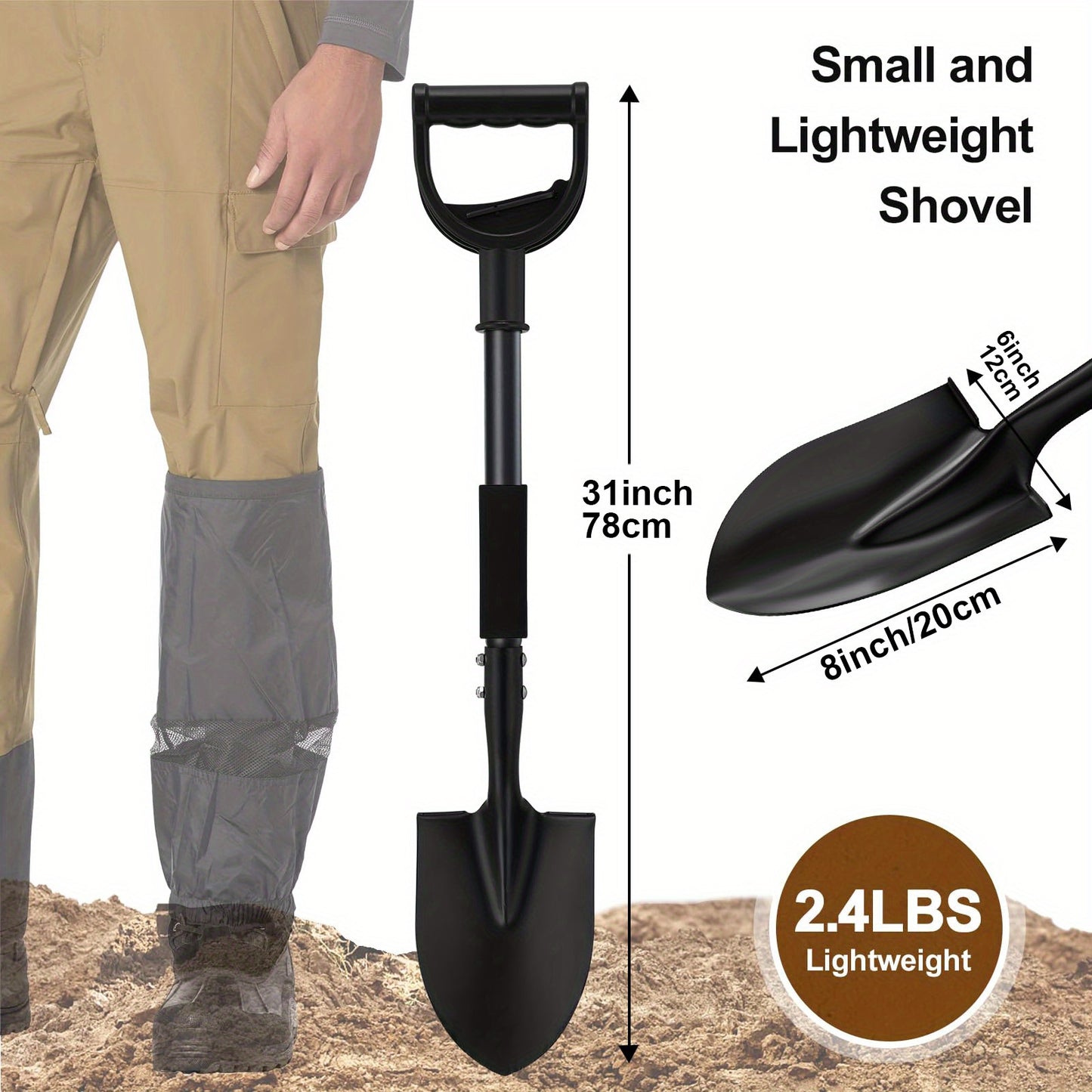 Yeyebest Heavy-Duty Shovel for Digging and Excavation - Parry's Picks