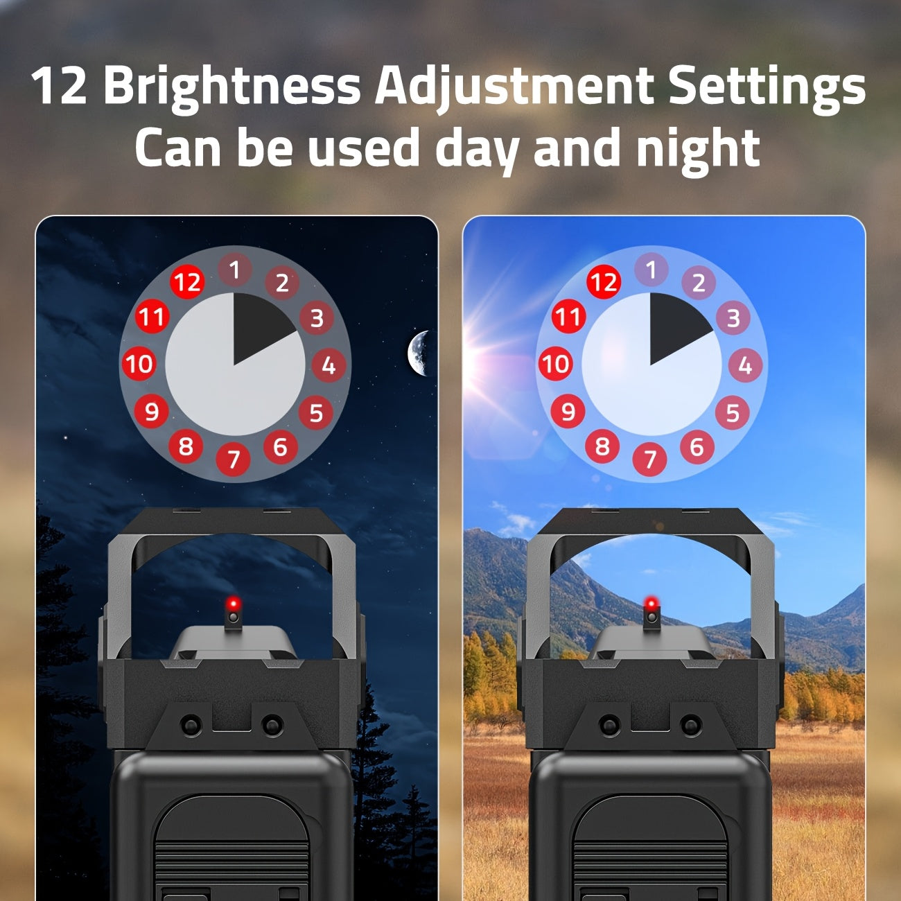 WolfCloak Motion Awake 2MOA Red Green Dot Scope Sight - Parry's Picks