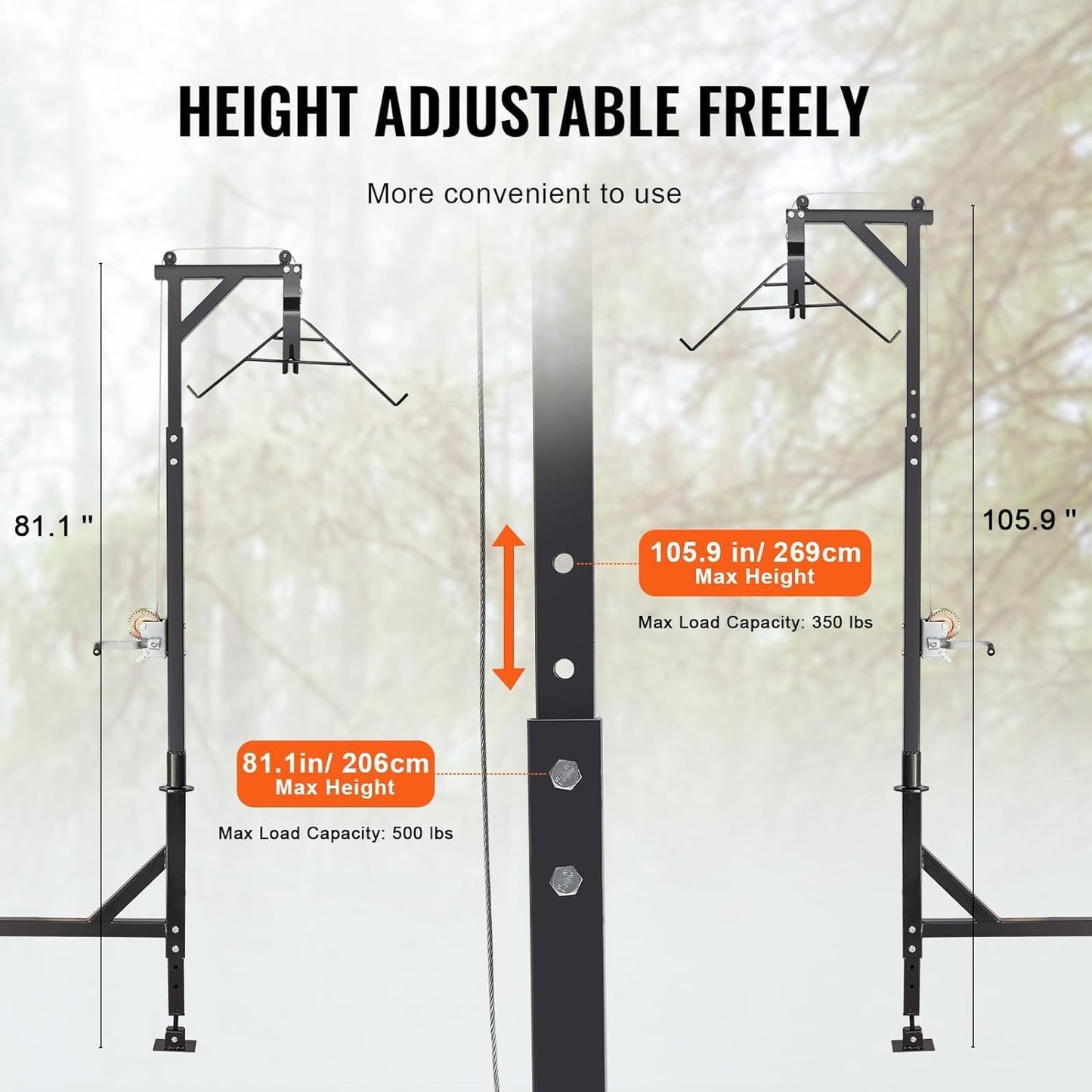 Easter Hitch Mounted Deer Hoist for Outdoor Lifting Solutions