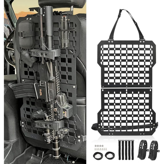 Universal Seat Back Molle Panel Organizer With Gun Holder - Parry's Picks