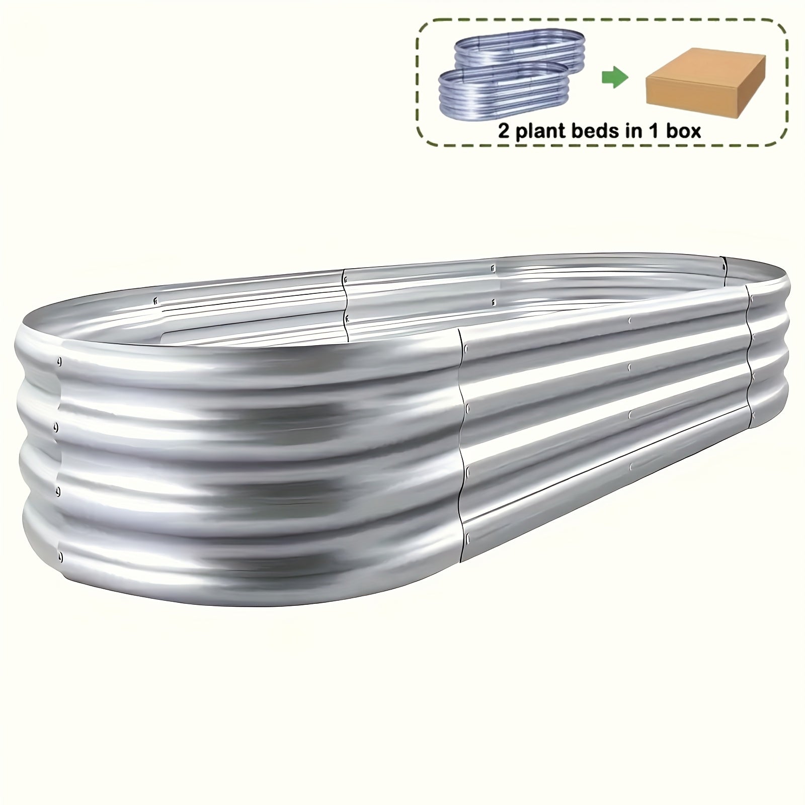 Galvanized Raised Garden Bed Kit for Outdoor Vegetables - Parry's Picks