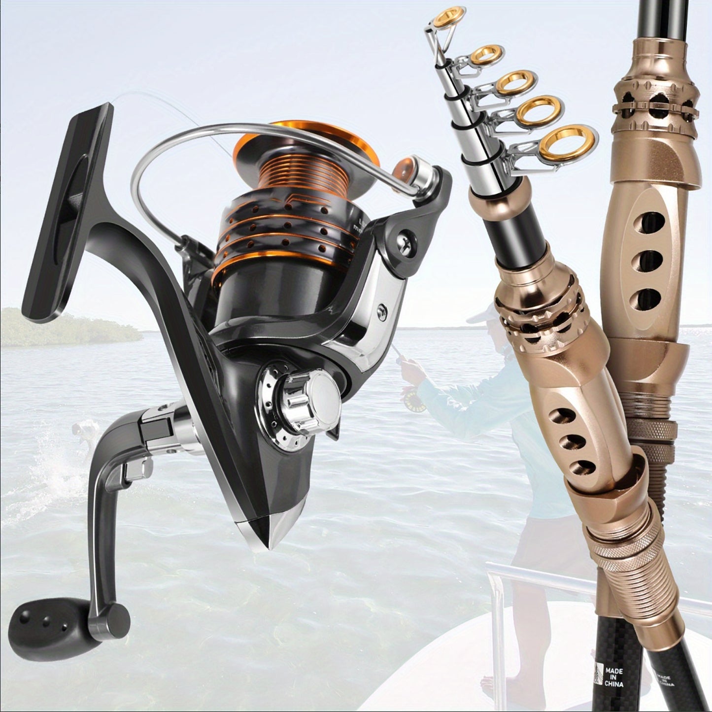 Carbon Fiber Telescopic Fishing Rod and Reel Combo Kit - Parry's Picks