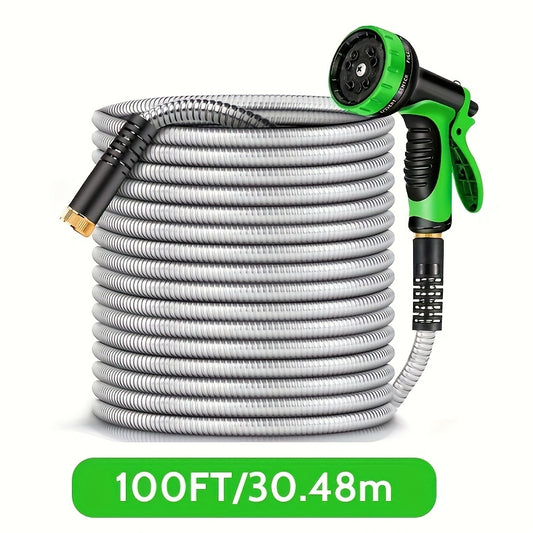 Heavy-Duty Stainless Steel Hose With Multi-Function Nozzle - Parry's Picks