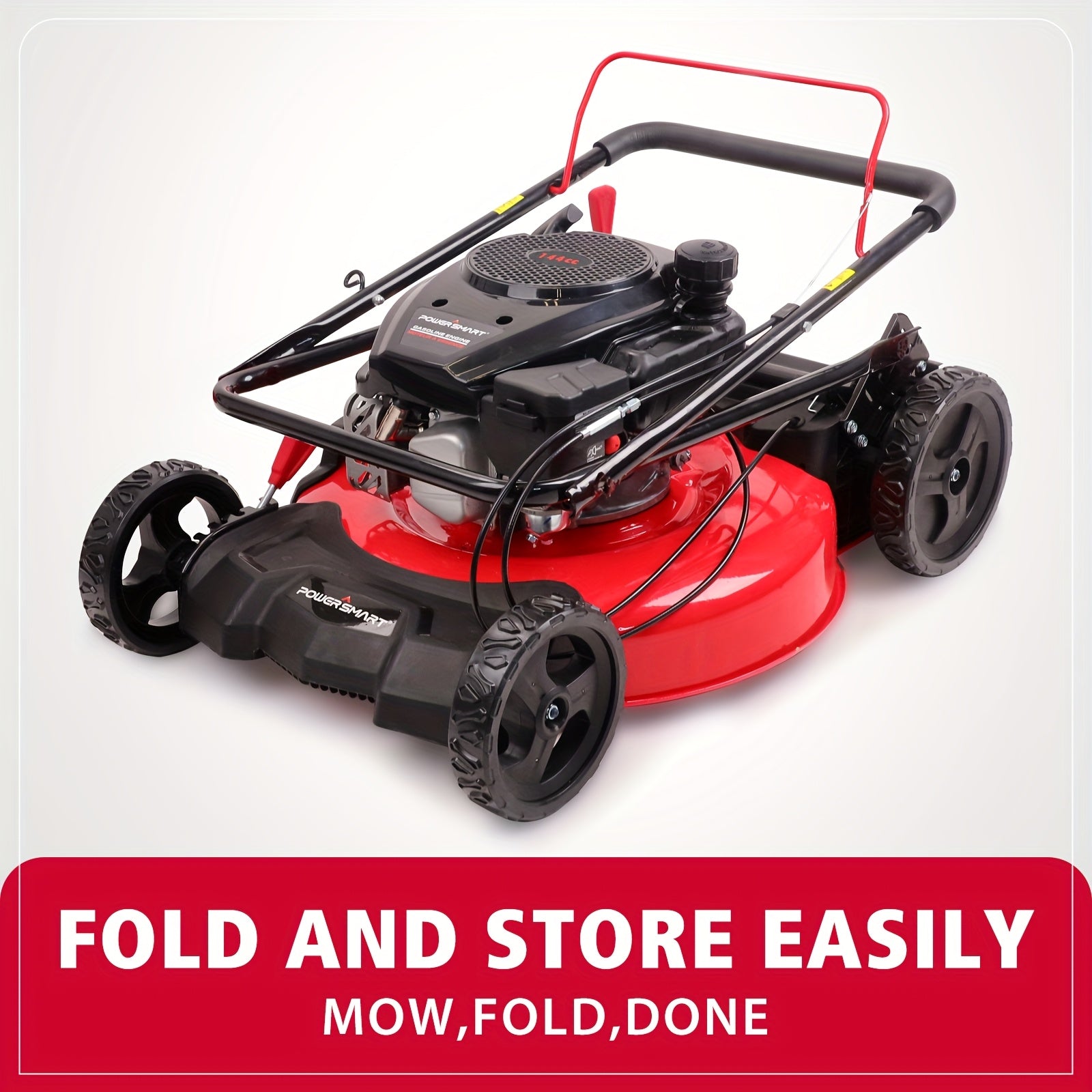 PowerSmart Gas Engine Lawn Mower for Effortless Yard Care - Parry's Picks