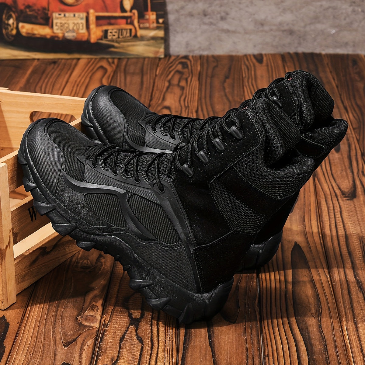 Men's High-Top Tactical Boots For Hiking Work Hunting All Season - Parry's Picks