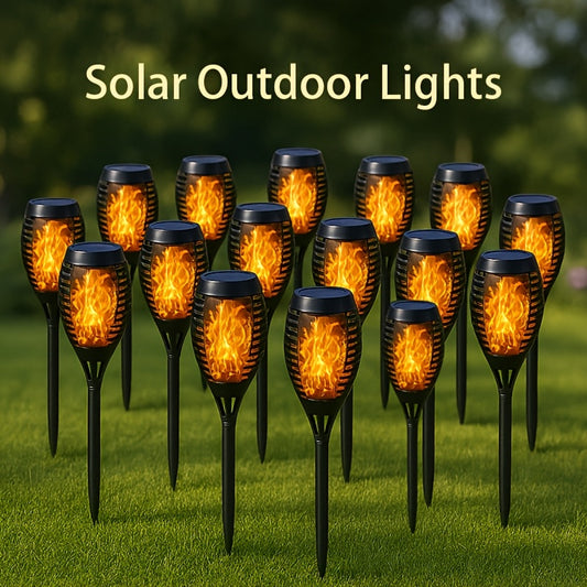 Solar Torch Lights for Outdoor Garden and Landscape Decor - Parry's Picks