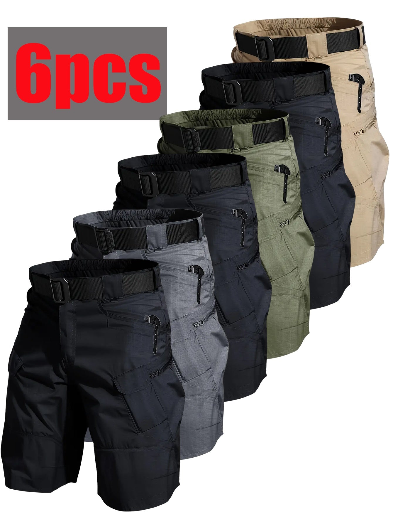 Mens Cargo Hiking Shorts With Multiple Pockets For Outdoors