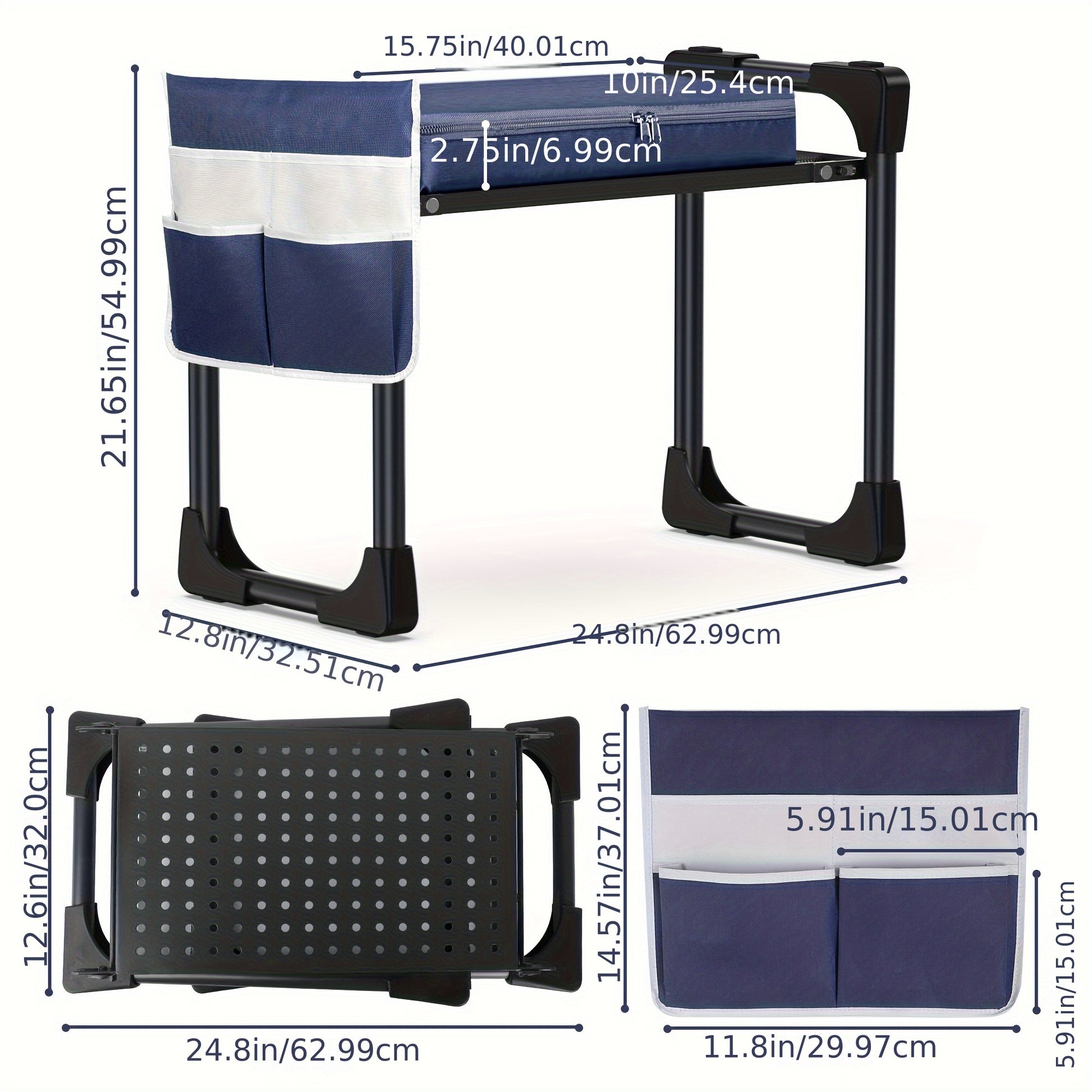 Upgraded Foldable Garden Kneeler and Seat with Tool Bag - Parry's Picks
