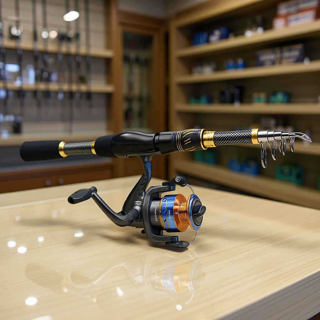 Sea Fishing Rod And Reel Combos With Tackle Bag For Saltwater And Freshwater Carbon Fiber Surf Spinning