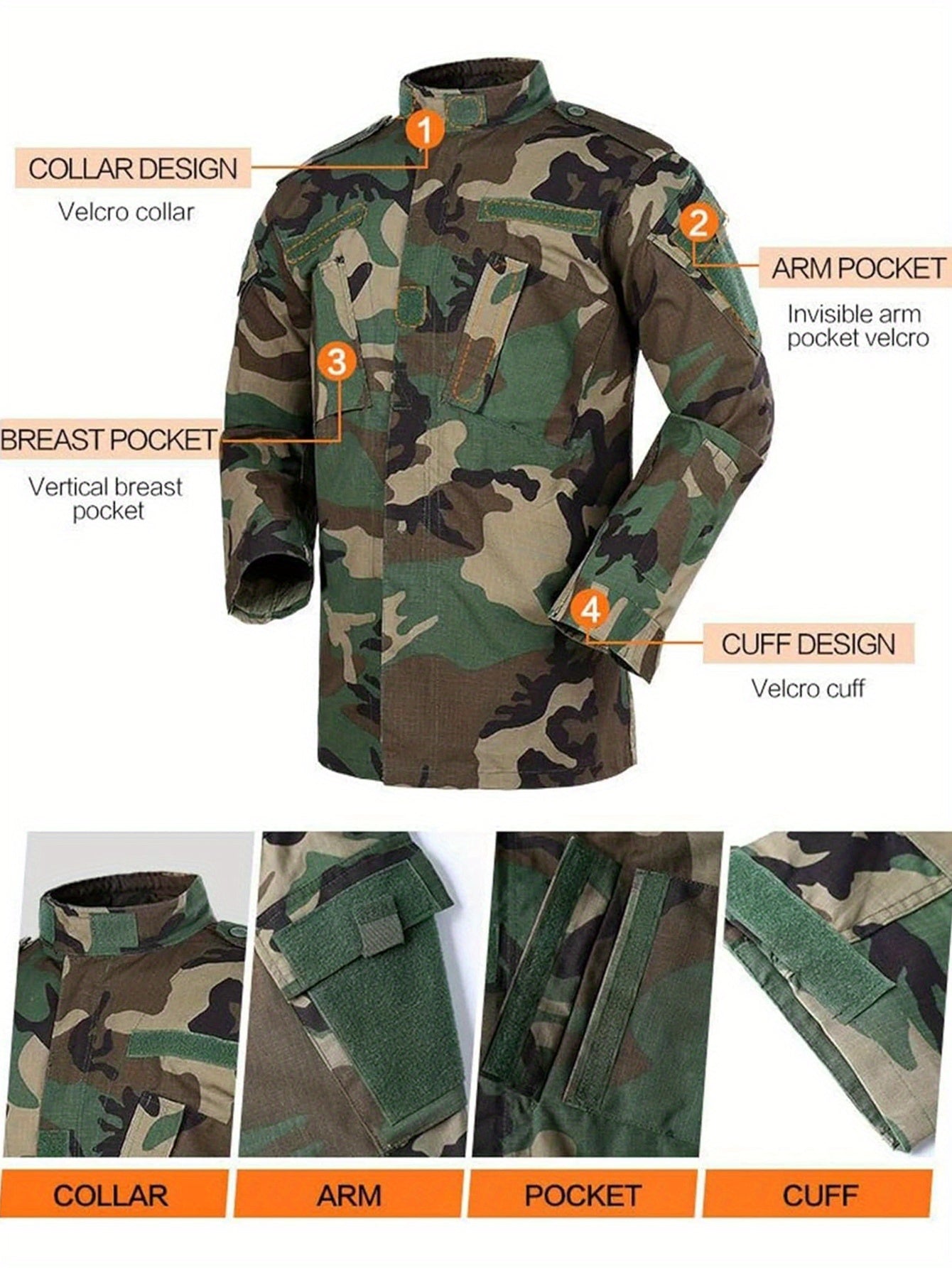 Hunger Equipment Men's Work Pants and Outdoor Jacket Set - Parry's Picks