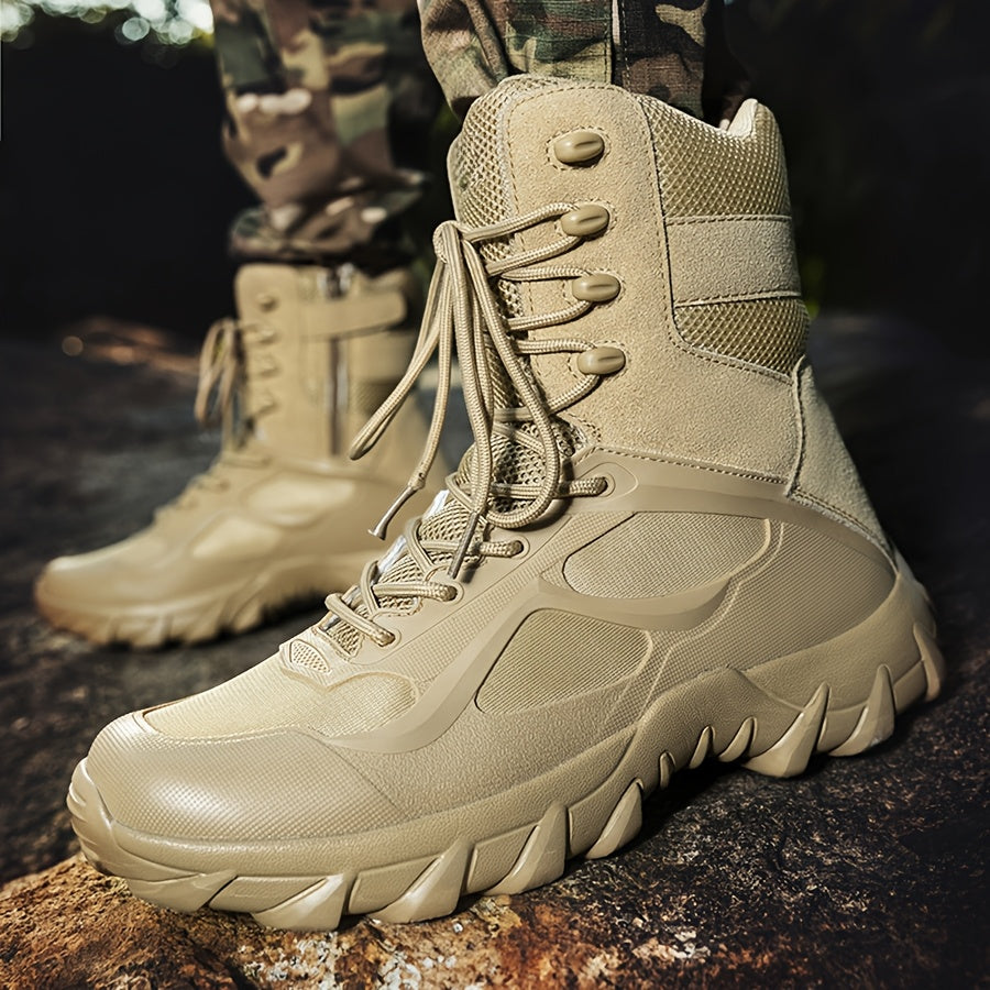 Men's High-Top Tactical Boots For Hiking Work Hunting All Season - Parry's Picks