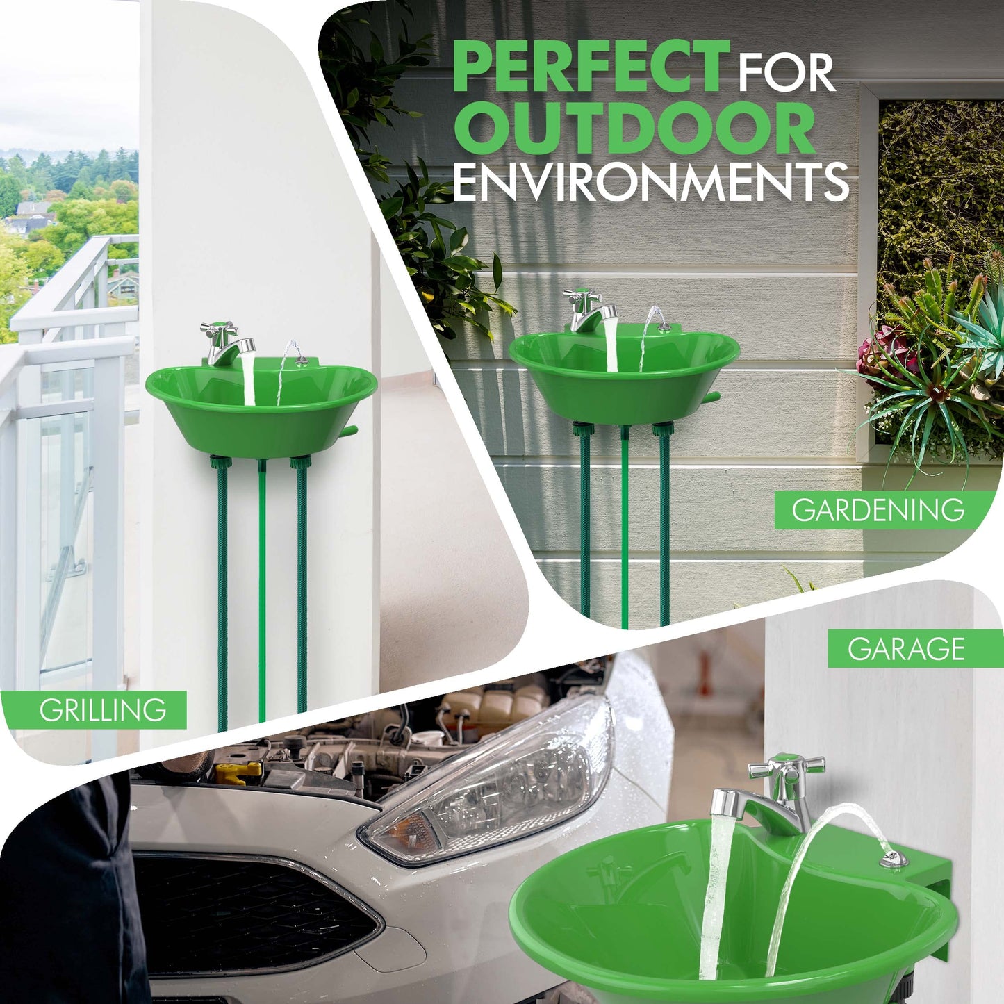 Tribello Outdoor Sink And Drinking Fountain 2 In 1