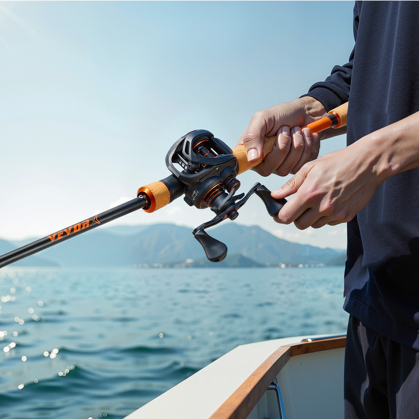 VEVOR IM7 Carbon Fiber Baitcasting Rod And Reel Combo - Parry's Picks