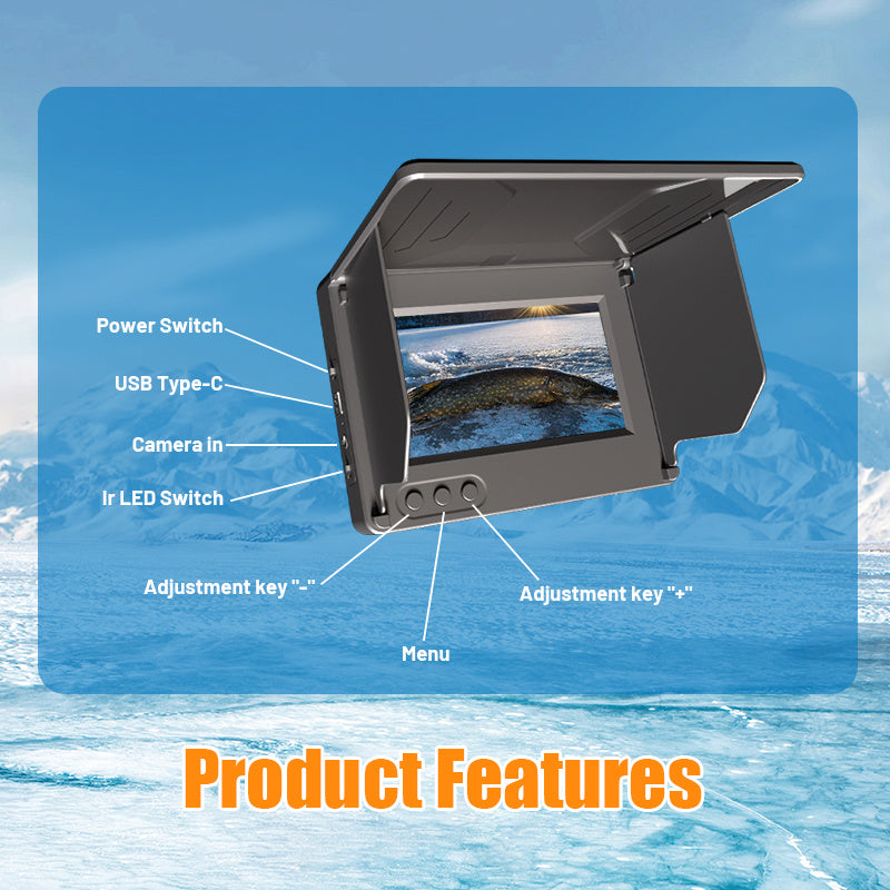 XHJ HD Fishing Monitor With Underwater Vision And Night Vision - Parry's Picks