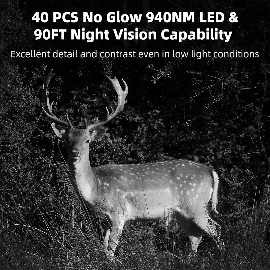 5 Pack HD Game and Trail Cameras with Night Vision