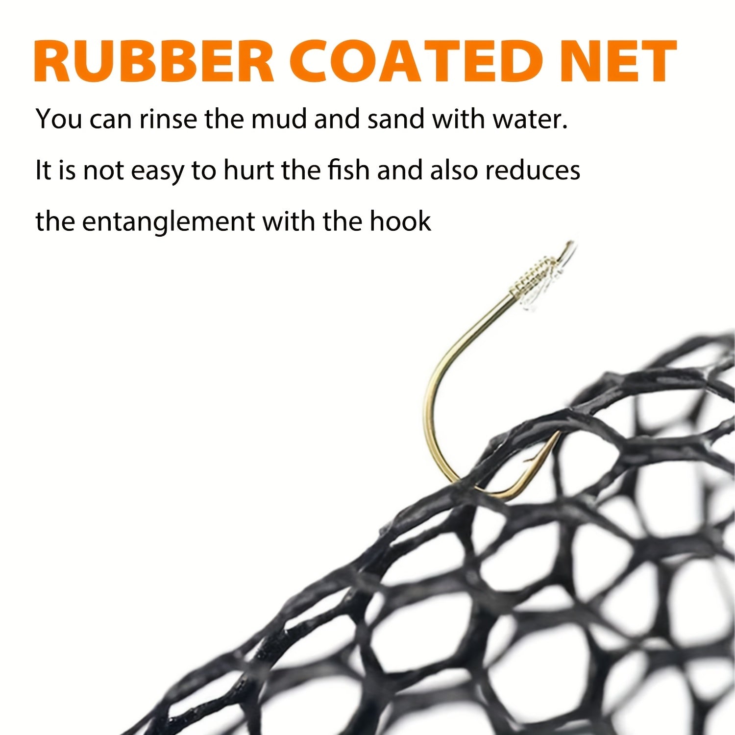 High Visibility Fishing Landing Net for Anglers and Gifts - Parry's Picks