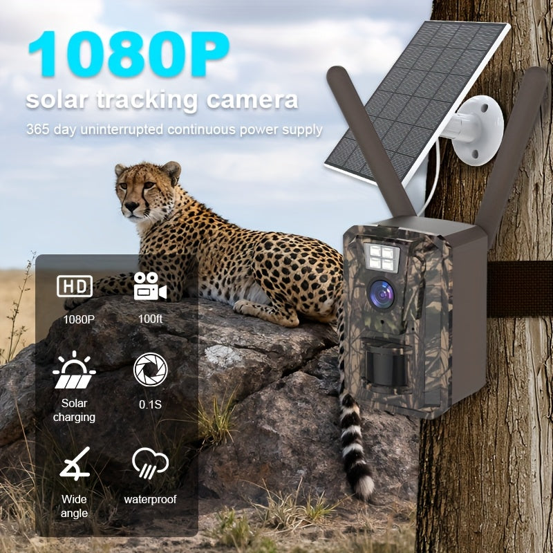 Beenocam Solar Hunting Camera 1080P HD Night Vision Motion