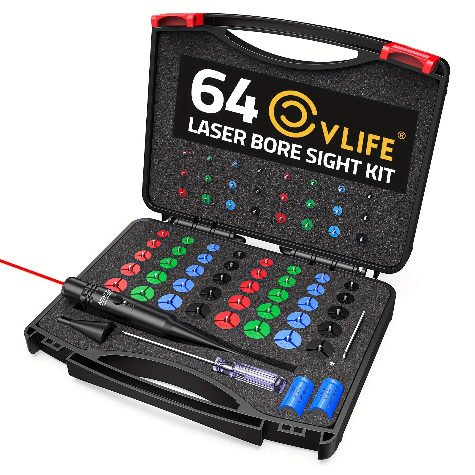 Professional Laser Bore Sighting Kit With 64 Adapters - Parry's Picks