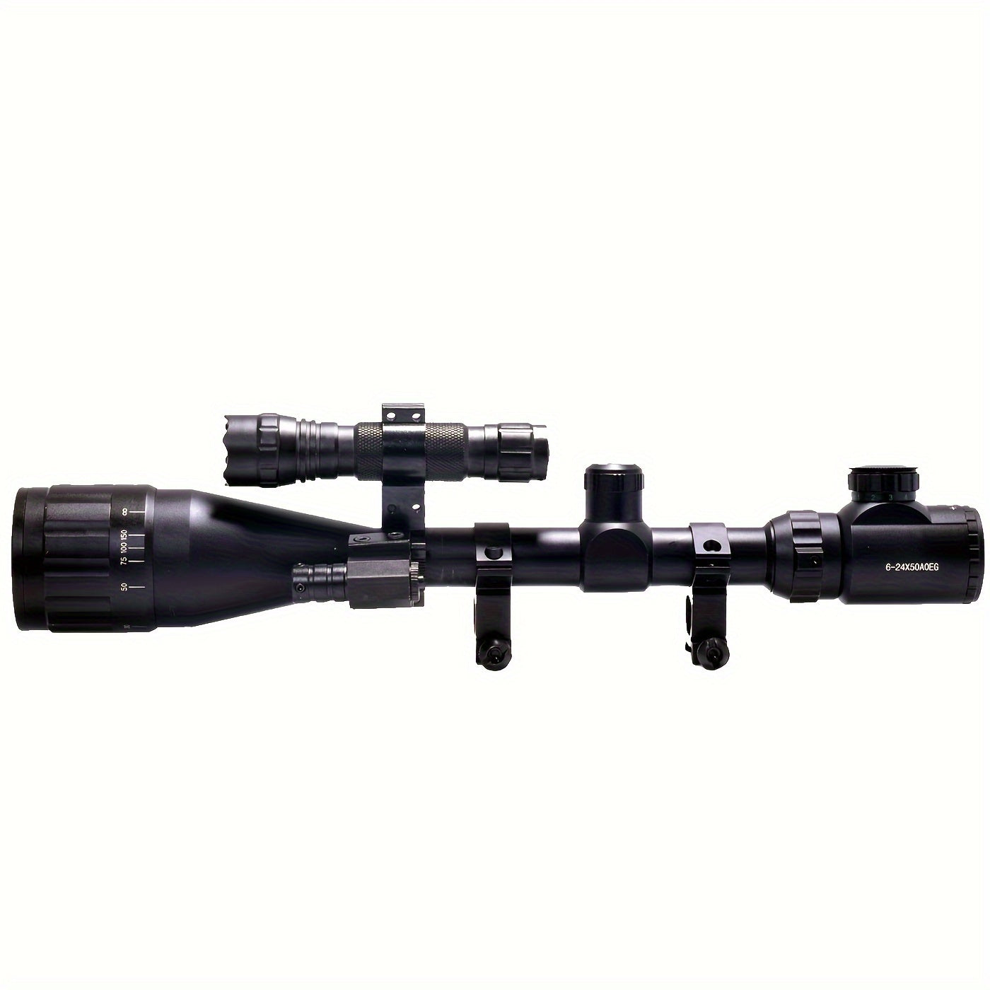 6-24x50 Optic Combo with Red Laser and Torch - Parry's Picks