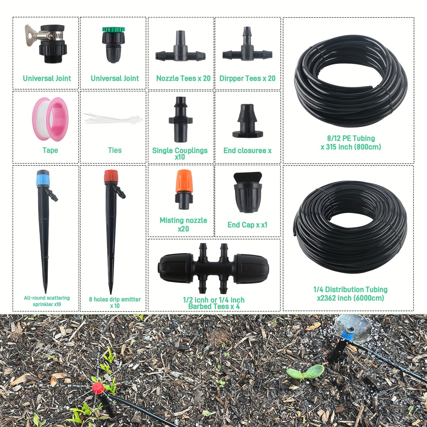 Automatic Drip Irrigation Kit for Effortless Plant Watering - Parry's Picks