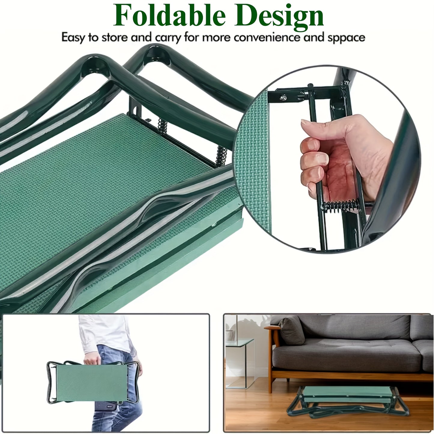 2-in-1 Garden Kneeling Chair and Tool Bag Storage Solution - Parry's Picks