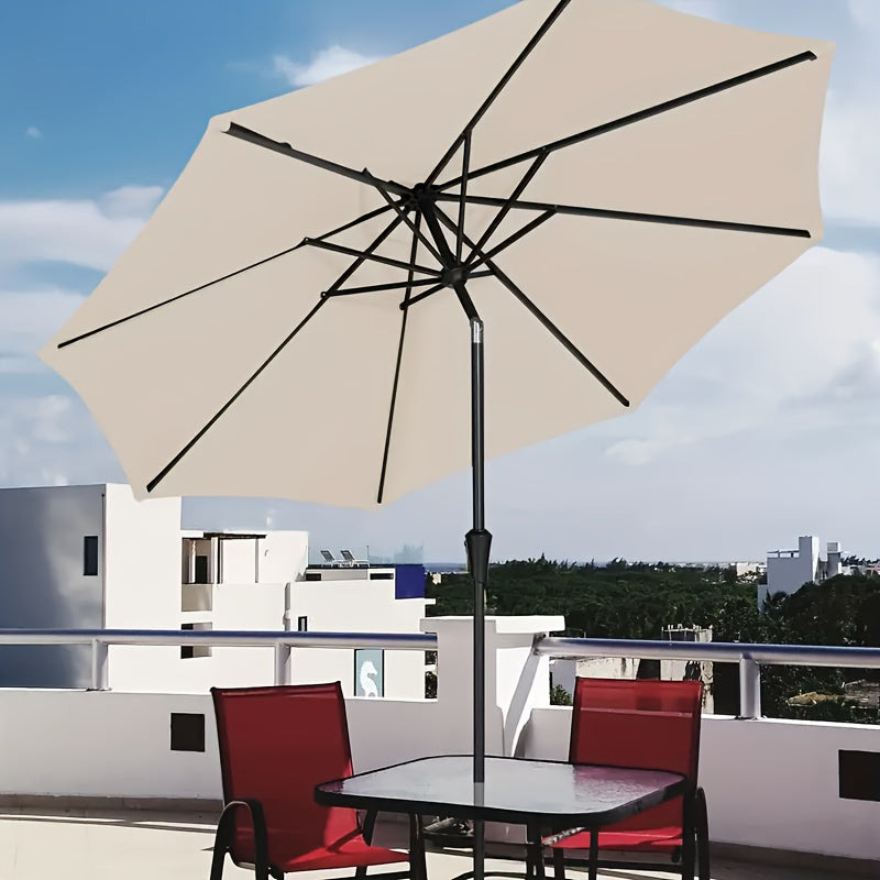 Durable Outdoor Patio Umbrella with Easy Tilt and Crank System - Parry's Picks