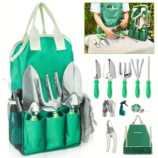 Essential Garden Tool Set with Organizer Bag for Gardening Enthusiasts - Parry's Picks