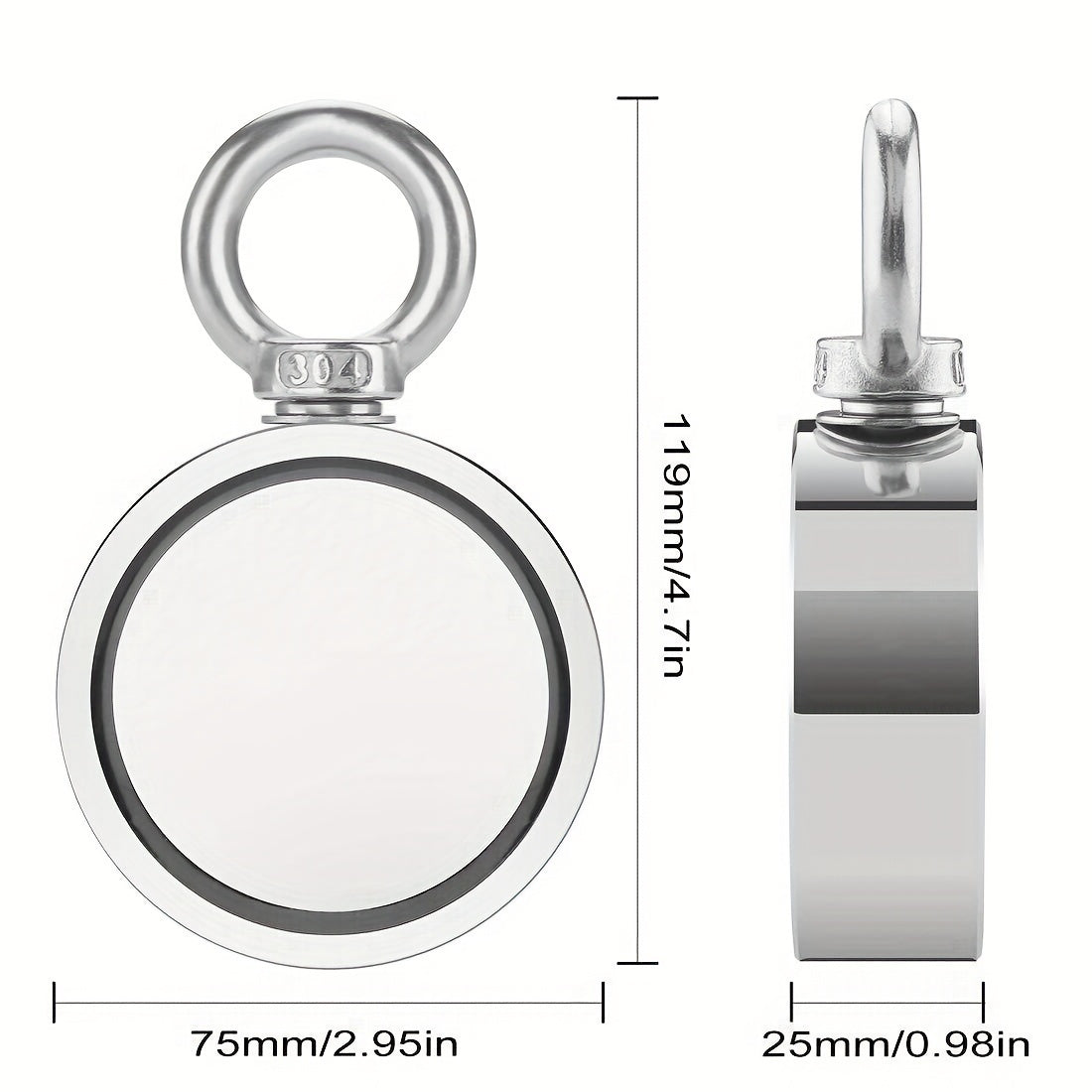 High Quality Neodymium Fishing Magnet Kit with Durable Rope - Parry's Picks