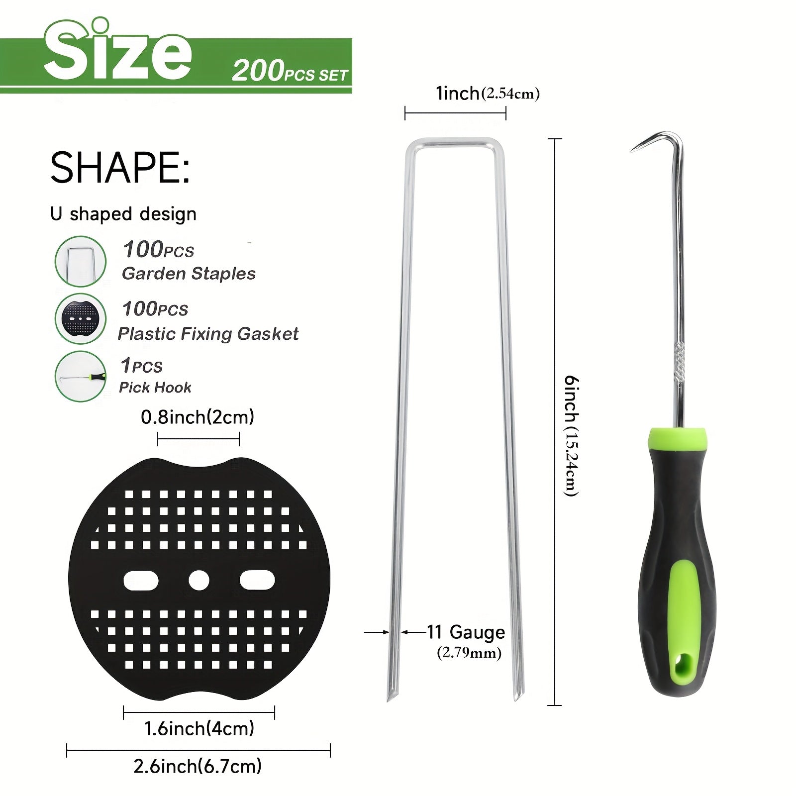 Galvanized Landscape Staples for Secure Gardening and Yard Projects - Parry's Picks