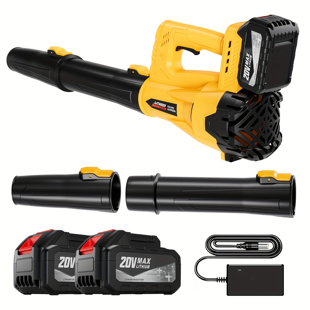 Cordless Leaf Blower 580CFM 160MPH With 4.0Ah Battery