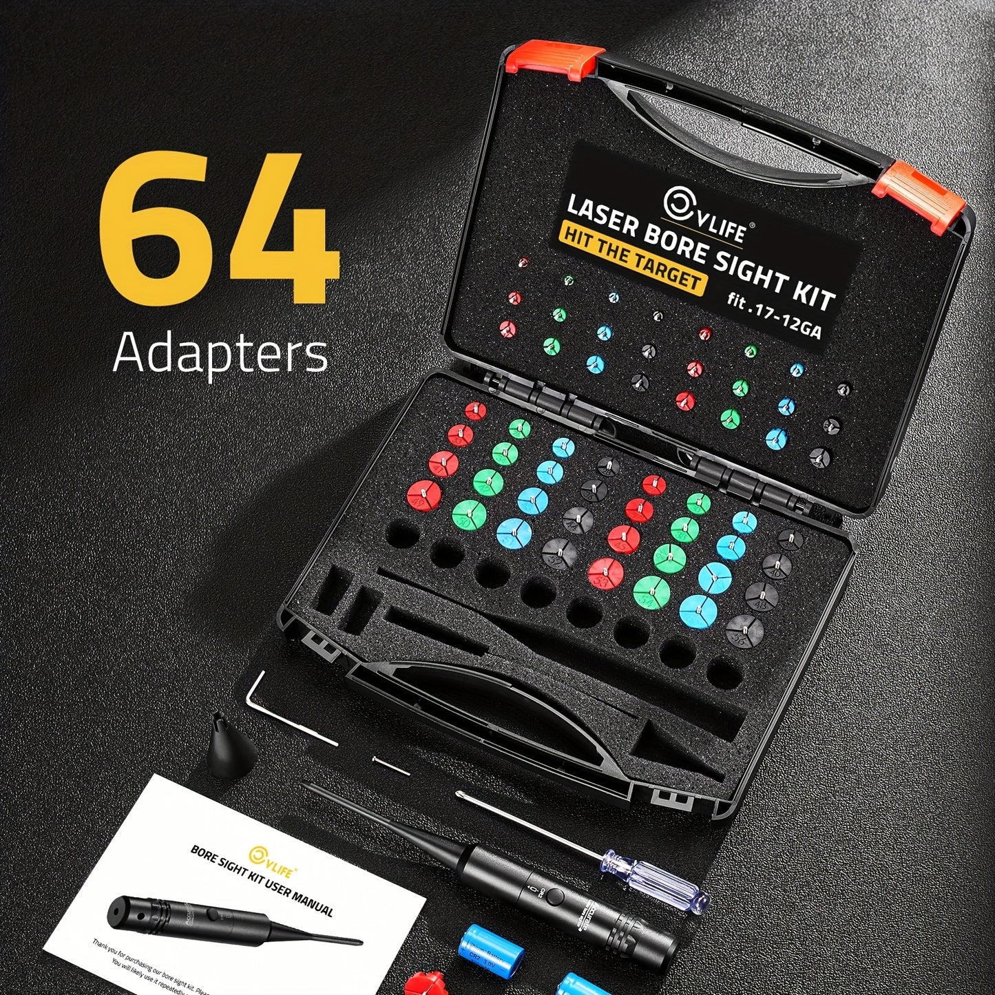 Professional Laser Bore Sighting Kit With 64 Adapters - Parry's Picks
