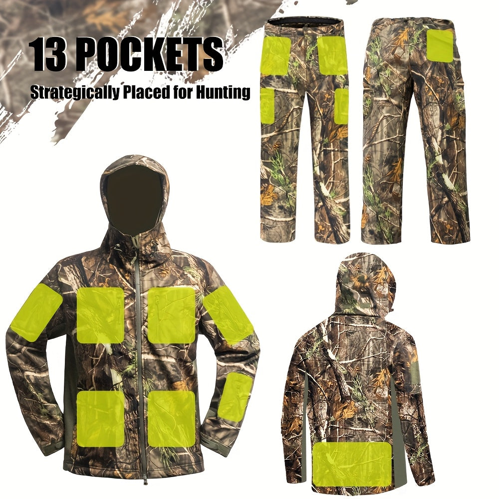 Camo Hunting Suit for Men - Quiet and Water Resistant - Parry's Picks