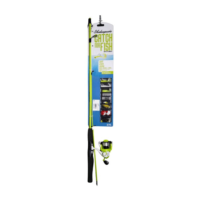 Catch More Fish Light Spinning Rod And Reel Kit Pre-Spooled