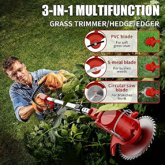 Cordless Electric Weed Trimmer and Edger for Easy Lawn Care