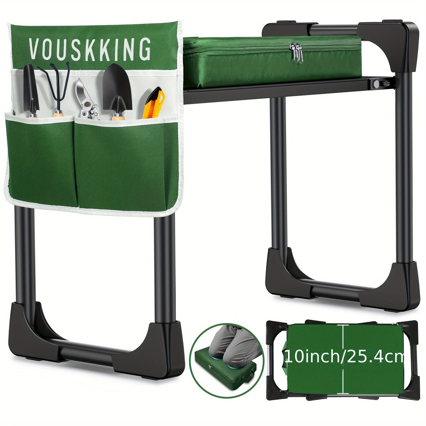 Upgraded Foldable Garden Kneeler and Seat with Tool Bag - Parry's Picks