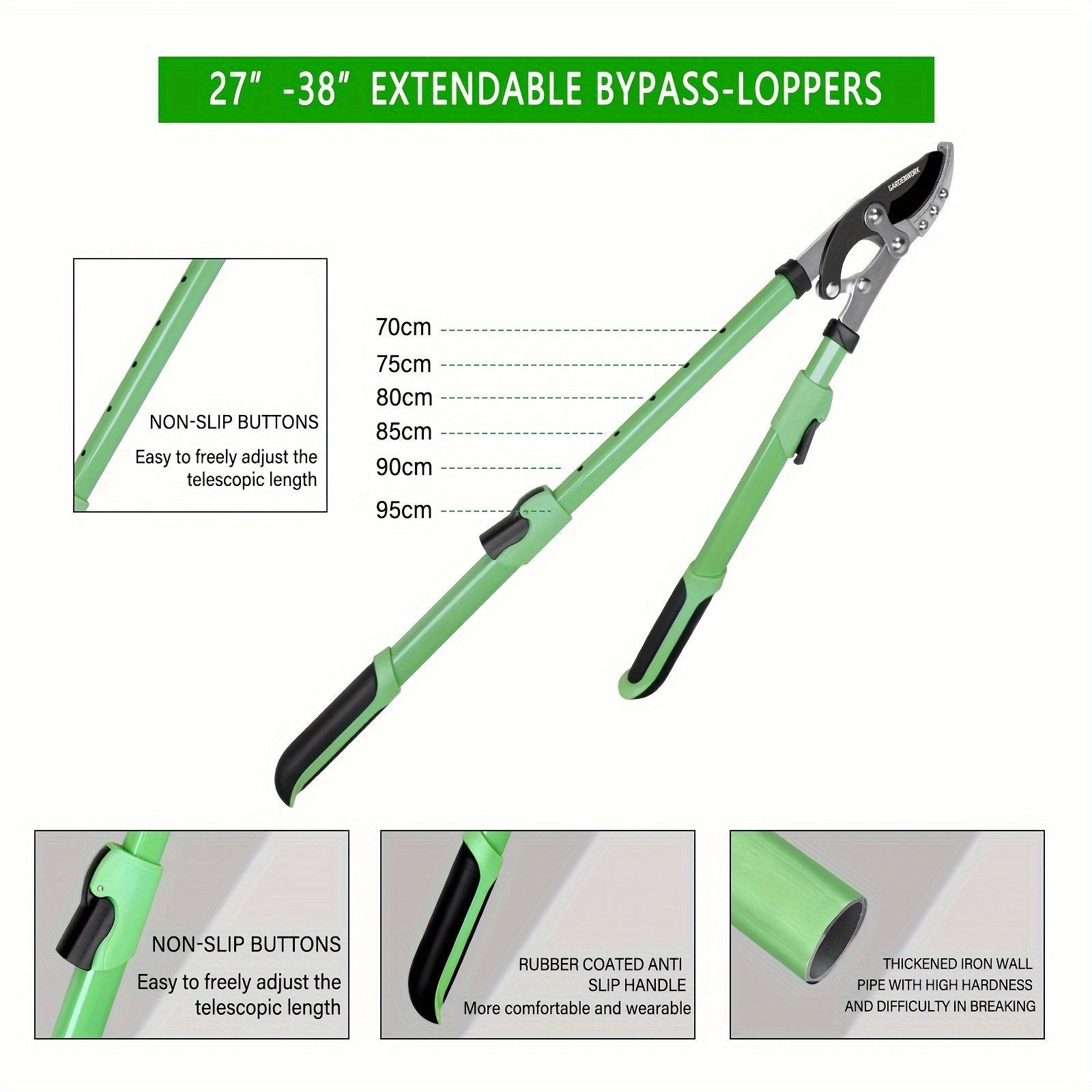 Heavy-Duty Manual Anvil Lopper for Effortless Branch Cutting - Parry's Picks