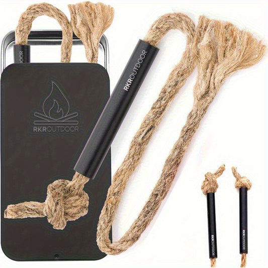 Outdoor Survival Fire Starter Cord with Waterproof Horn