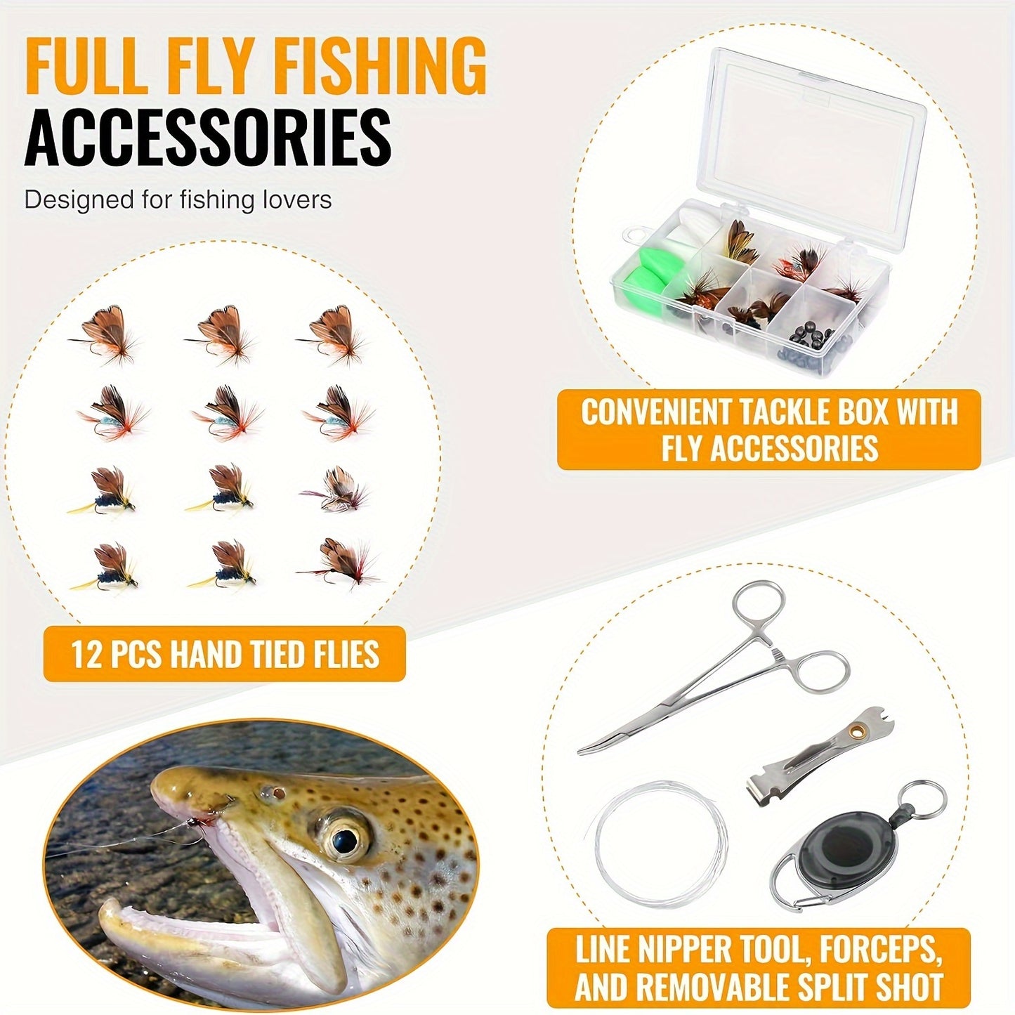 Fly Fishing Rod And Reel Combo Ultra Lightweight Graphite