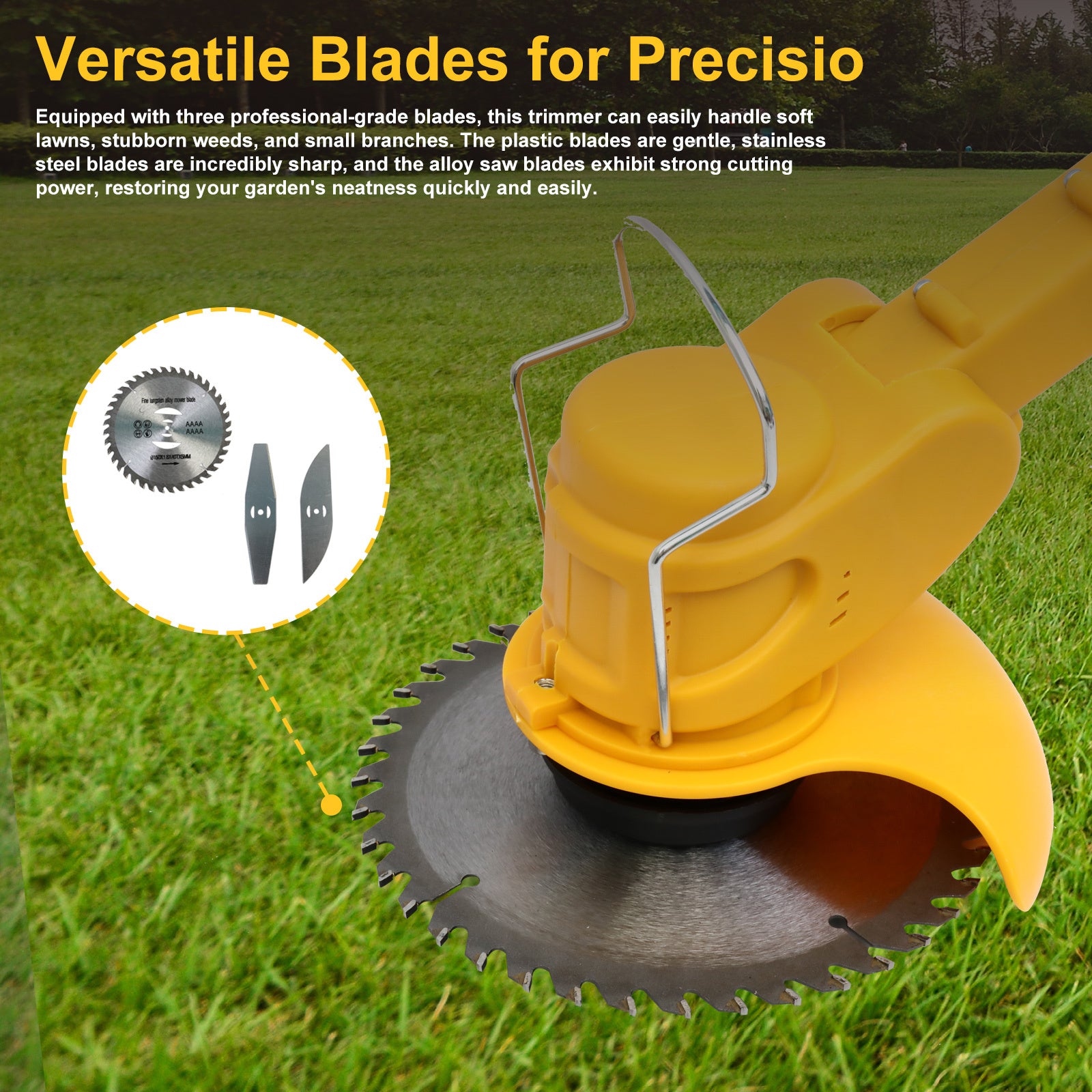 Cordless 3-in-1 Weed Trimmer Edger for Lawn and Garden - Parry's Picks