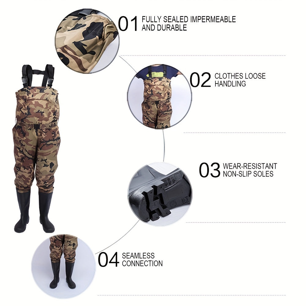 Ultra Lightweight Breathable Camo Chest Waders for Fishing Hunting - Parry's Picks