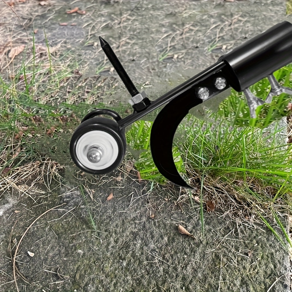 Heavy-Duty Metal Weeding Roller with Adjustable Handle and Wheels - Parry's Picks