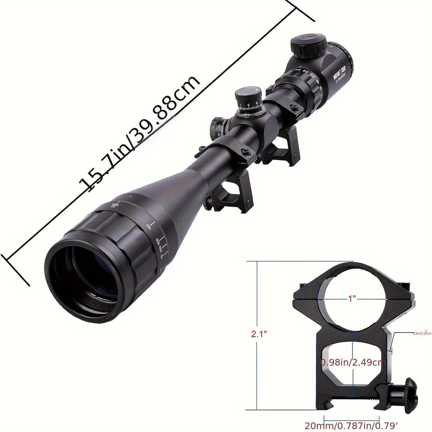 6-24x50 Optic Combo with Red Laser and Torch - Parry's Picks